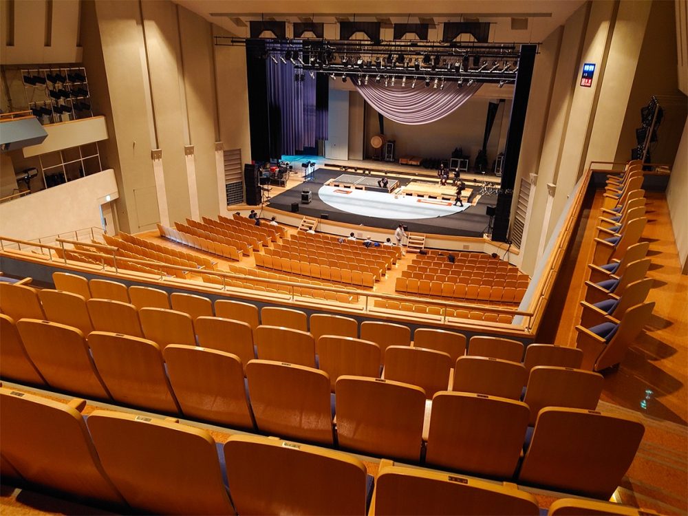 大ホール2階席から